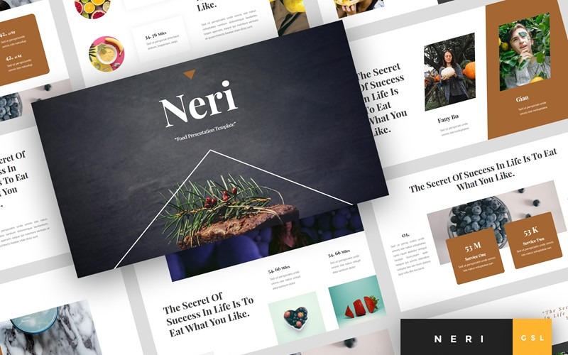 Neri-美食Google幻灯片