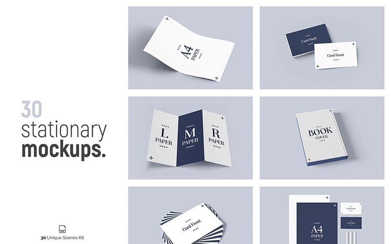 Download Мокап для продукта "30 Stationery product mockup" / 30 Stationery product mockup - Мокап для продукта на тему графика mockup design card paper stationary corporate identity business flyer envelope template frame photo wall mock up template templates screen mockups