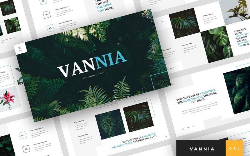Vannia - Pflanzen Sie Google Slides