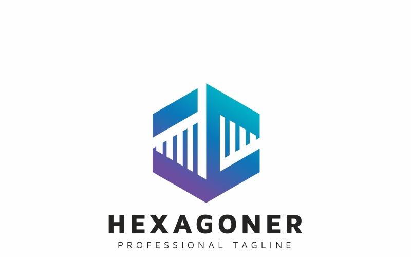 Download Шаблон логотипа "Hexagon Logo Template" / Hexagon Logo Template - Шаблон логотипа на тему графика abstract box business colorful communication core corporate creative creativity cube cubic cubical data digital hexagon hexagonal marketing media motion multimedia