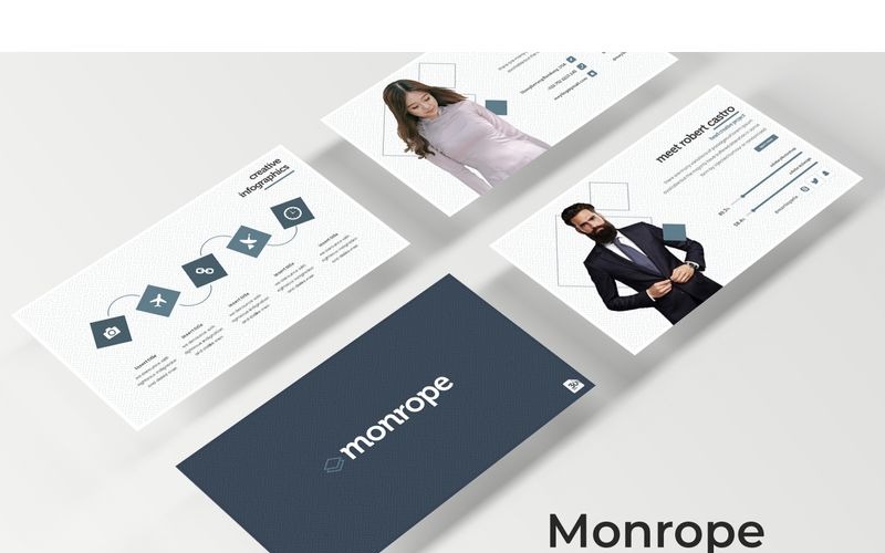 Monrope - шаблон Keynote
