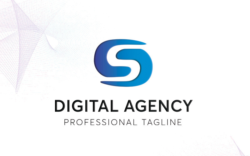 Download Шаблон логотипа "Agency Logo Template" / Agency Logo Template - Шаблон логотипа на тему графика business cube cubic cubicle d letter data design development digital direction marketing