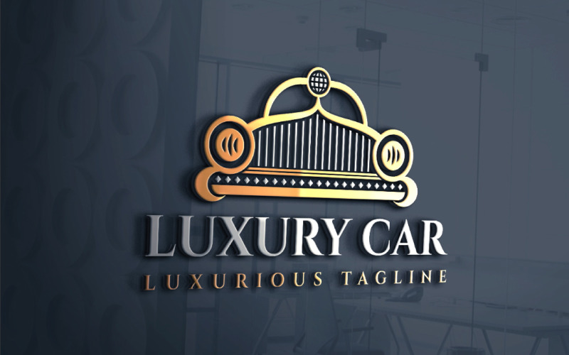 Design del logo per il servizio di auto di lusso
