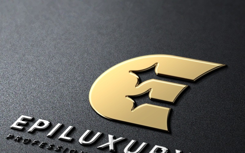 Download Шаблон логотипа "Epiluxury E Letter Logo Template" / Epiluxury E Letter Logo Template - Шаблон логотипа на тему графика clean clinic communication doctor empathy health logo medical simple template union e letter eletter