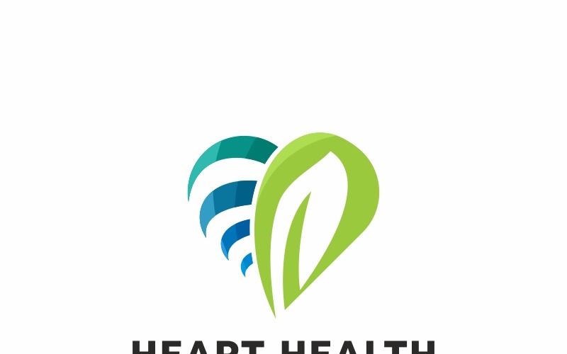 Download Шаблон логотипа "Heart Health Logo Template" / Heart Health Logo Template - Шаблон логотипа на тему графика app application brand branding charity clinic corporate hardware healt heart hearts hospital identity institute logo logotype media multimedia organization professional