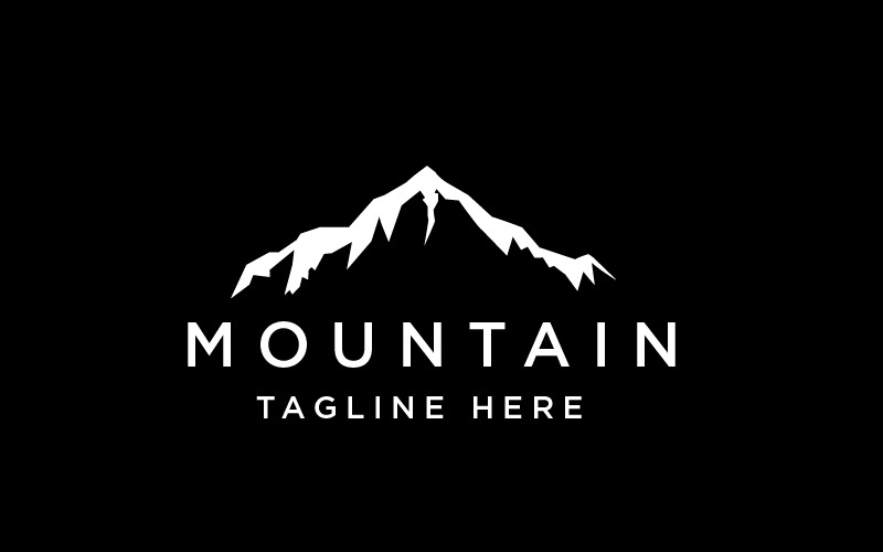 Download Шаблон логотипа "Line Mountain Logo Template" / Line Mountain Logo Template - Шаблон логотипа на тему графика logo icon line mountain vector nature modern business adventure emblem graphic simple outdoor hiking extreme vintage climbing font minimal explorer