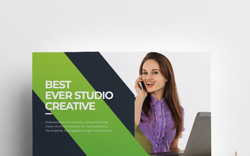 Download Фирменный стиль "Brand - Business Flyer Vol_ 34 - Corporate Identity Template" / Brand - Business Flyer Vol_ 34 - Corporate Identity Template - Фирменный стиль на тему графика flyer corporate corporate creative flyer travel business card card liflet computer internet stationery id kit blue hi-quality official symple green