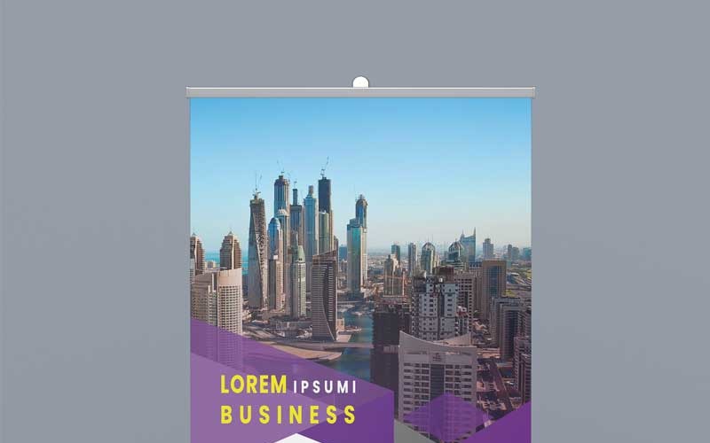 Download Фирменный стиль "Business roll-up Banners - Corporate Identity Template" / Business roll-up Banners - Corporate Identity Template - Фирменный стиль на тему графика abstract advertisement agency banner business roll-up company corporate creative design display graphic indesign leaflove marketing print product promotion roll-up banner