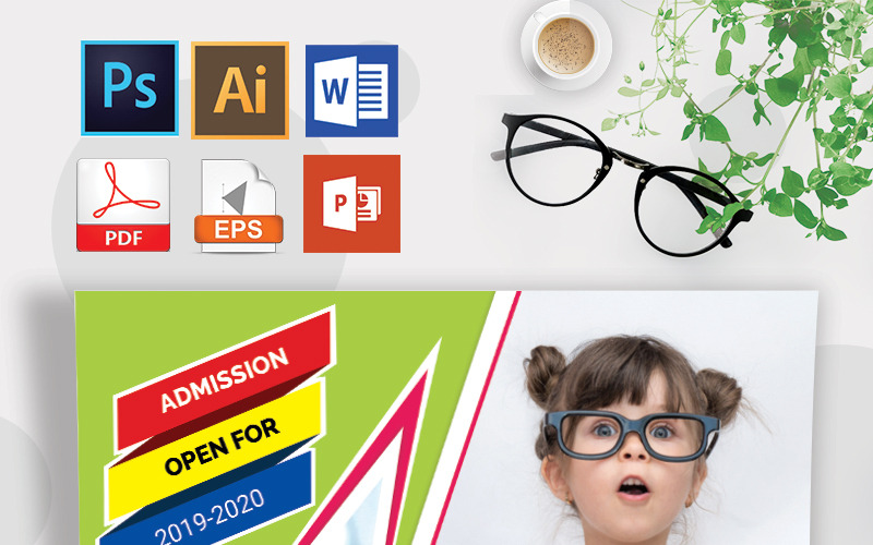 School Flyer Vol-04 - Huisstijlsjabloon