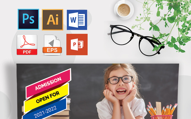 School Flyer Vol-09 - Modèle d'identité d'entreprise