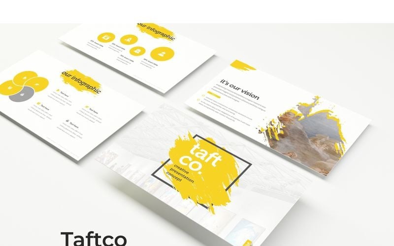 Taftco PowerPoint template #95311 - TemplateMonster