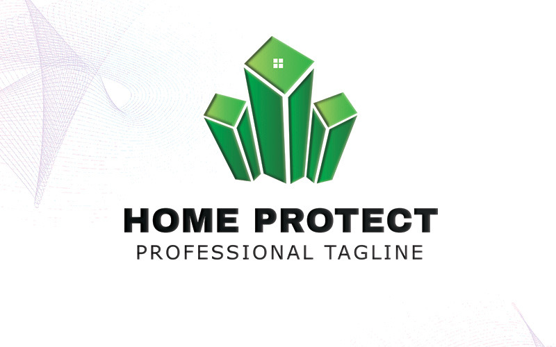 Home Protect logó sablon