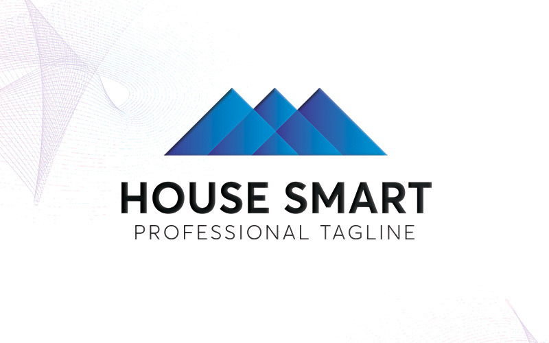 Download Шаблон логотипа "House Smart Logo Template" / House Smart Logo Template - Шаблон логотипа на тему графика agency association blue build builder building business camp city clean colorful construction decoration decorative home hostel hotel house neighborhood properties