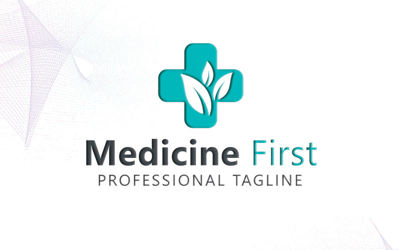 Medicine First Logo Template