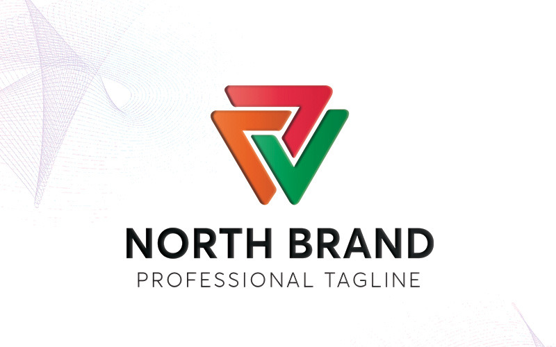 North Brand Logo Vorlage
