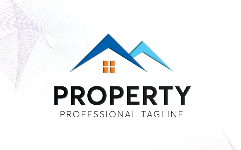 Download Шаблон логотипа "Property Logo Template" / Property Logo Template - Шаблон логотипа на тему графика analytics architects design studio bridge construction build investment business building invest city builders contemporary architecture elegant lawyer firm finance corporate