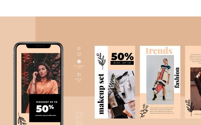 Soffa - Instagram Stories Social Media Template