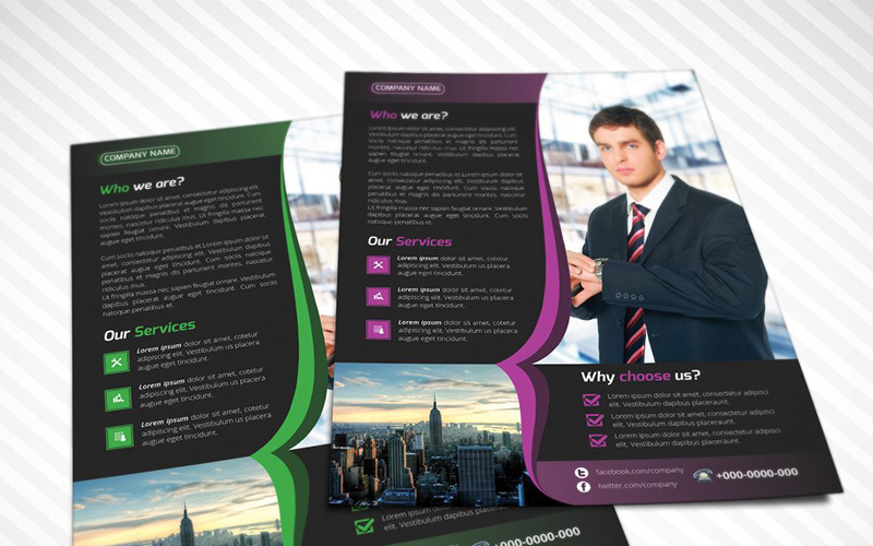 Download Фирменный стиль "Curvy Clean Flyer - Corporate Identity Template" / Curvy Clean Flyer - Corporate Identity Template - Фирменный стиль на тему графика ad advertisement business clean commerce company corporate creative elegant flat flyer icon idea minimal modern multipurpose photography poster print template