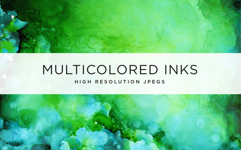 Download Иллюстрация "Multicolored Inks - Volume 2 - Illustration" / Multicolored Inks - Volume 2 - Illustration - Иллюстрация на тему графика ink alcohol inks texture background paint abstract watercolour watercolor blue green red purple pink yellow orange bold colorful painted