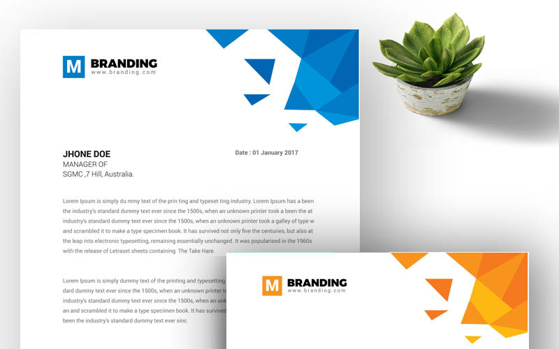 Download Фирменный стиль "Premium - Corporate Identity Template" / Premium - Corporate Identity Template - Фирменный стиль на тему графика a4 ai brand identity branding clean letterhead corporate eps minimal modern professional psd stationary word template