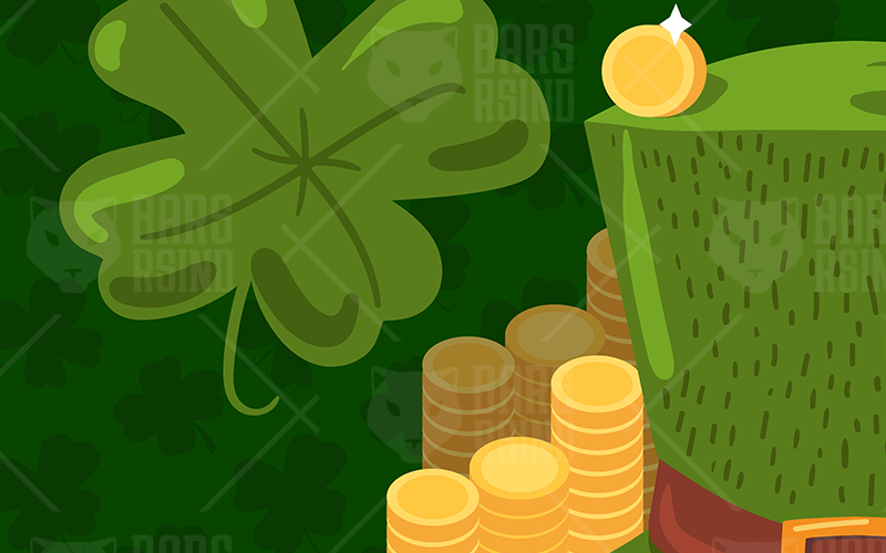 Download Иллюстрация "St. Patrick's Day Greeting Banner - Illustration" / St. Patrick's Day Greeting Banner - Illustration - Иллюстрация на тему графика clover ireland irish green lucky patrick national leaf greeting holiday spring luck hat gold coin event card happy day celebration