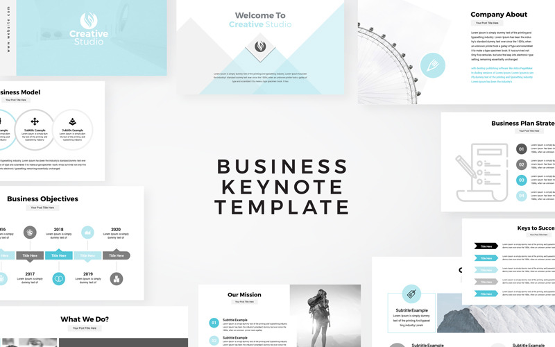 Creative Studio - Modern Business Presentation - Keynote Template