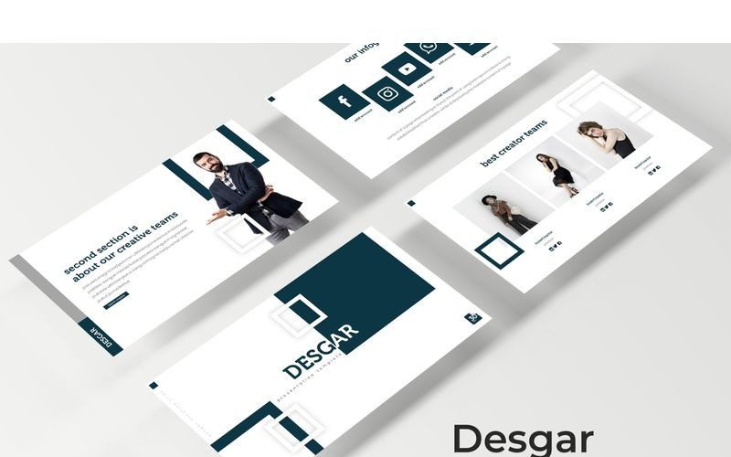Desgar - шаблон Keynote