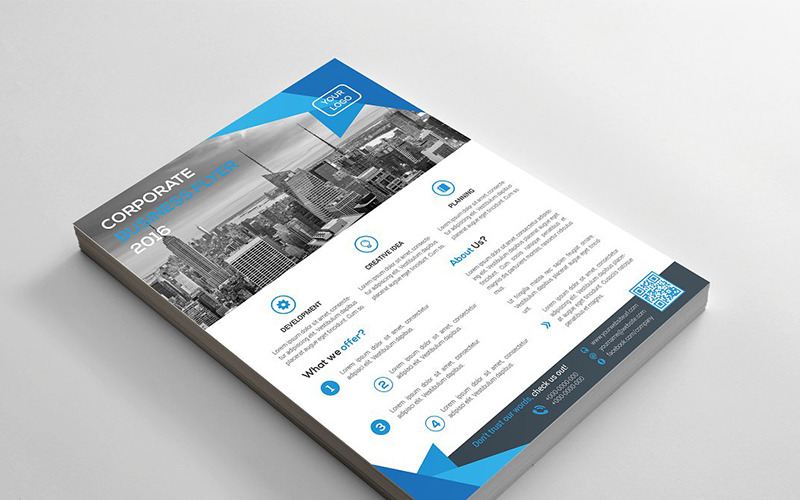 Download Фирменный стиль "Geometric Dark and White Background Flyer - Corporate Identity Template" / Geometric Dark and White Background Flyer - Corporate Identity Template - Фирменный стиль на тему графика abstract flyer advert advertisement agency agent business clean design conference flyer corporate creative editable template group study illustrator marketing