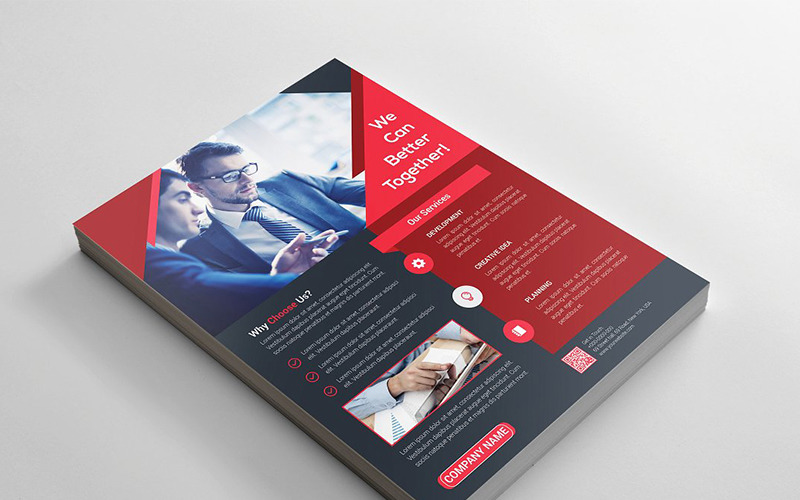Download Фирменный стиль "Geometric  Flyer - Corporate Identity Template" / Geometric  Flyer - Corporate Identity Template - Фирменный стиль на тему графика abstract flyer advert advertisement agency agent business clean design conference flyer corporate creative editable template group study illustrator marketing