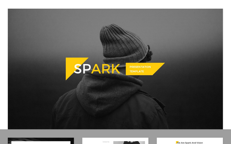Modello PowerPoint Spark Spark