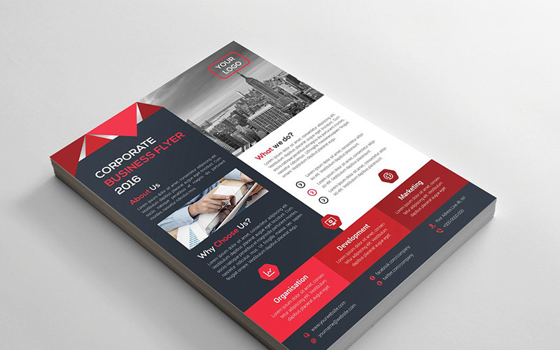 Download Фирменный стиль "Modern with Triangle Elements - Corporate Identity Template" / Modern with Triangle Elements - Corporate Identity Template - Фирменный стиль на тему графика abstract flyer advert advertisement agency agent business clean design conference flyer corporate creative editable template group study illustrator marketing