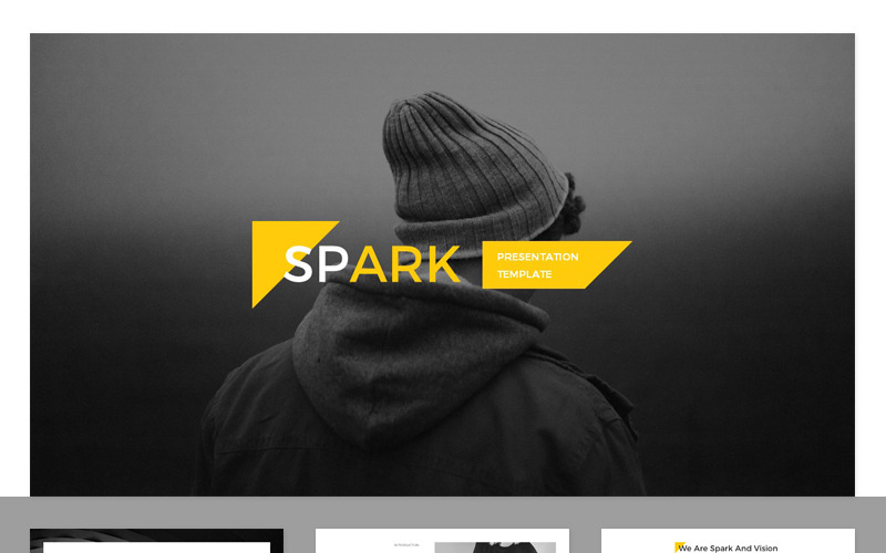 Spark шаблон PowerPoint