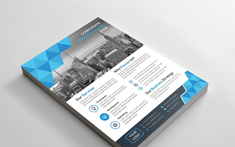 Download Фирменный стиль "Triangular Dark and White mode  Flyer - Corporate Identity Template" / Triangular Dark and White mode  Flyer - Corporate Identity Template - Фирменный стиль на тему графика abstract flyer advert advertisement agency agent business clean design conference flyer corporate creative editable template group study illustrator marketing