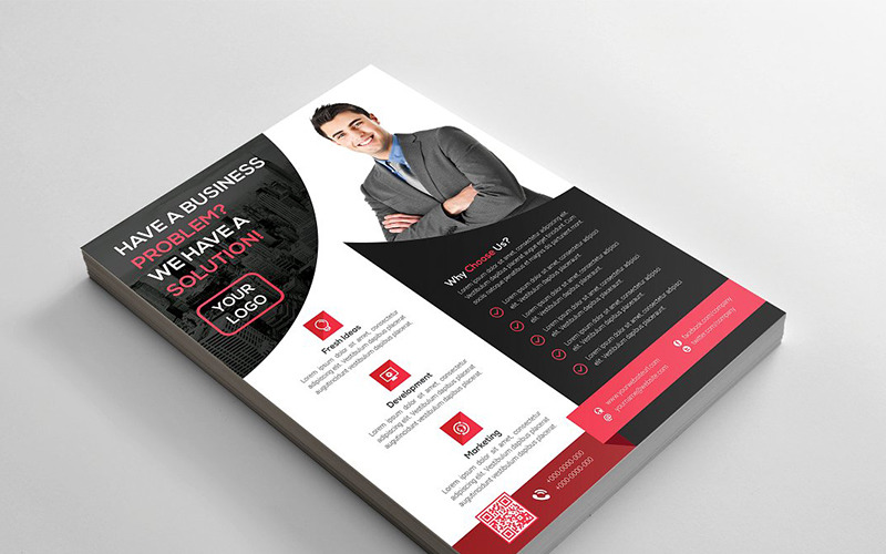 Download Фирменный стиль "Clean Modern  Flyer - Corporate Identity Template" / Clean Modern  Flyer - Corporate Identity Template - Фирменный стиль на тему графика abstract flyer advert advertisement agency agent business clean design conference flyer corporate creative editable template group study illustrator marketing