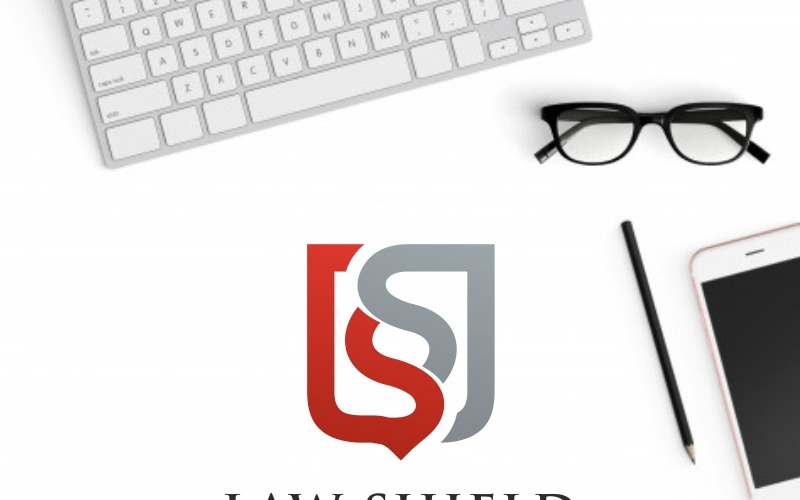Download Шаблон логотипа "Law Shield Logo Template" / Law Shield Logo Template - Шаблон логотипа на тему графика advocacy advocate attorney business company consultant court crest equal equilibrium justice law firm lawyer legal office service shield sword