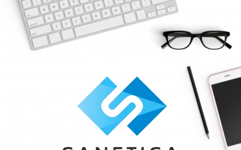 Download Шаблон логотипа "Letter S Logo Template" / Letter S Logo Template - Шаблон логотипа на тему графика digital futuristic letter modern pixel s s logo symbol tech technology