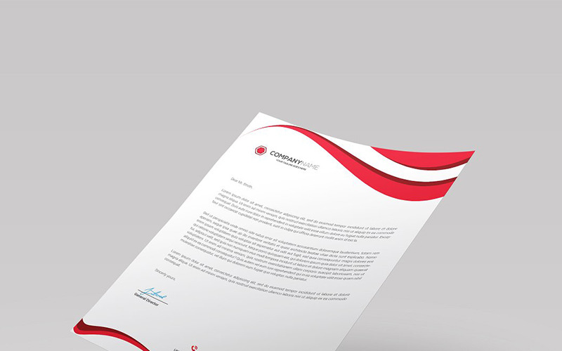Download Фирменный стиль "Wavy Letterhead - Corporate Identity Template" / Wavy Letterhead - Corporate Identity Template - Фирменный стиль на тему графика advertising agency blue business company corporate creative green letter letterhead logo marketing modern office orange pink print ready