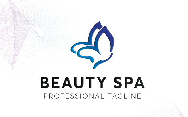 Download Шаблон логотипа "Beauty Spa Logo Template" / Beauty Spa Logo Template - Шаблон логотипа на тему графика ai beauty blue cd cdr cosmetic eps file girl logo template medical pdf popular practice resort salon sexy spa treatment