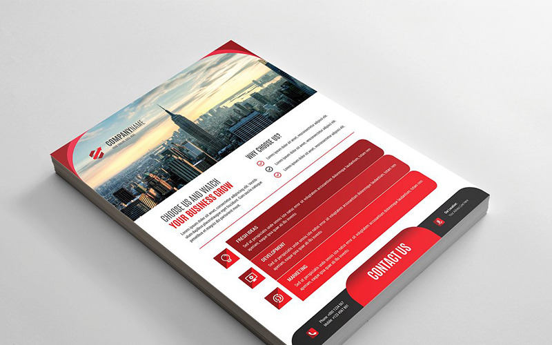 Download Фирменный стиль "Clean Modern Flyer - Corporate Identity Template" / Clean Modern Flyer - Corporate Identity Template - Фирменный стиль на тему графика abstract flyer advert advertisement agency agent business clean design conference flyer corporate creative editable template group study illustrator marketing