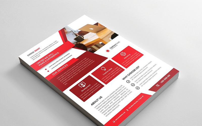 Download Фирменный стиль "Clean Modern Flyer - Corporate Identity Template" / Clean Modern Flyer - Corporate Identity Template - Фирменный стиль на тему графика abstract flyer advert advertisement agency agent business clean design conference flyer corporate creative editable template group study illustrator marketing