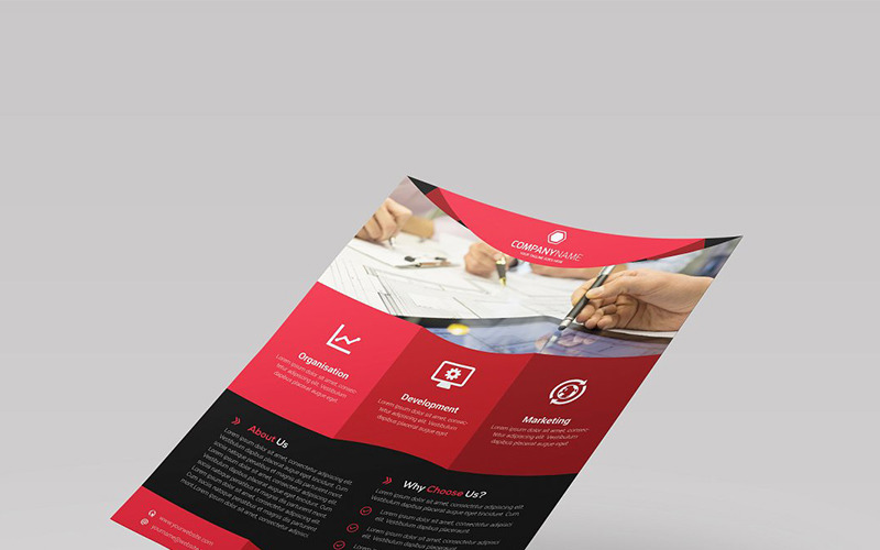 Download Фирменный стиль "Clean Modern Flyer - Corporate Identity Template" / Clean Modern Flyer - Corporate Identity Template - Фирменный стиль на тему графика abstract flyer advert advertisement agency agent business clean design conference flyer corporate creative editable template group study illustrator marketing