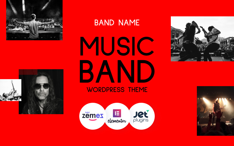 Freebone - Wordpress Music Band WordPress-thema