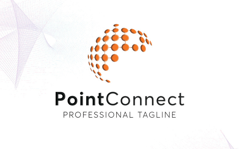 Modèle de logo PointConnect