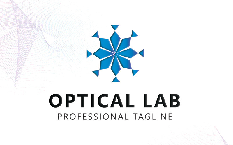 Download Шаблон логотипа "Optical Lab Logo Template" / Optical Lab Logo Template - Шаблон логотипа на тему графика abstract business circle creative education galaxy host illusion internet lab laboratory letter line logo mind motion network new year o