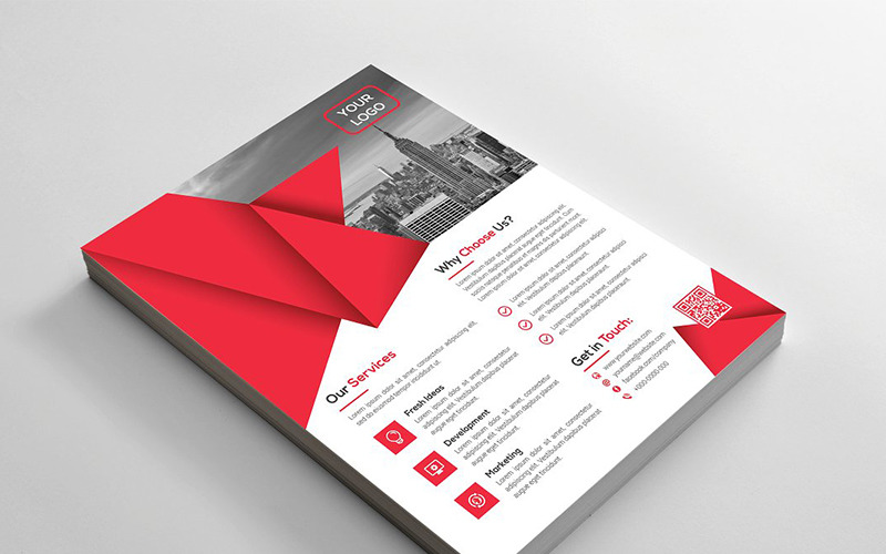 Download Фирменный стиль "Origami Dark and White mode Flyer - Corporate Identity Template" / Origami Dark and White mode Flyer - Corporate Identity Template - Фирменный стиль на тему графика abstract flyer advert advertisement agency agent business clean design conference flyer corporate creative editable template group study illustrator marketing