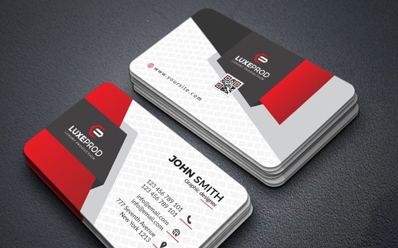 Simple New Style Business Card - Corporate Identity Template