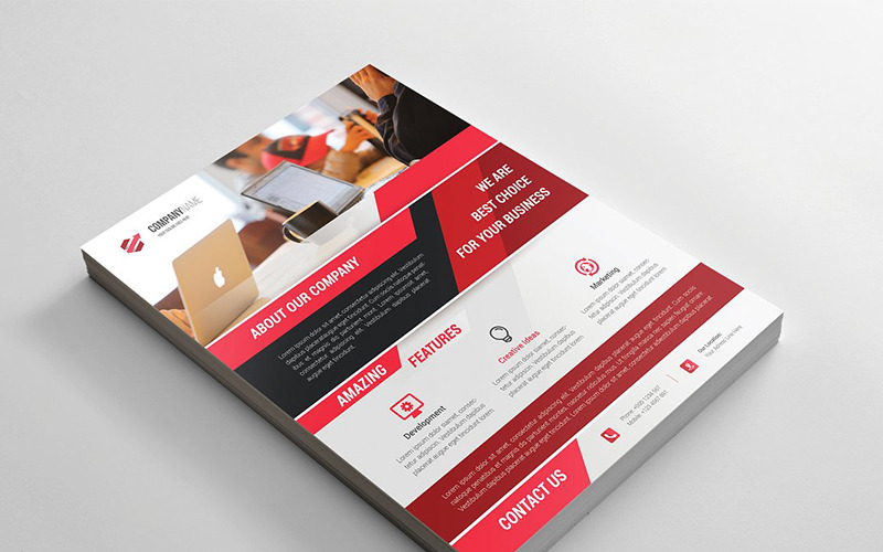 Download Шаблон сертификата "Clean Modern Flyer Certificate Template" / Clean Modern Flyer Certificate Template - Шаблон сертификата на тему графика abstract flyer advert advertisement agency agent business clean design conference flyer corporate creative editable template group study illustrator marketing