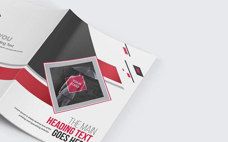Download Фирменный стиль "Geometric Bifold Brochure - Corporate Identity Template" / Geometric Bifold Brochure - Corporate Identity Template - Фирменный стиль на тему графика abstract agency bi-fold brochure bifold blue business clean company profile corporate creative creativity fold gradient green market marketing modern multipurpose