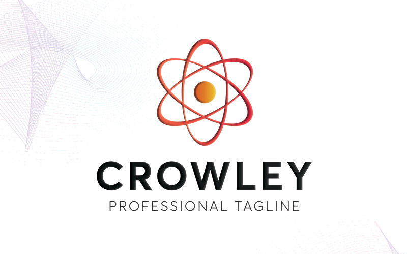 Plantilla de logotipo de Crowley
