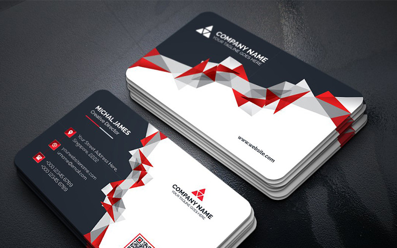 Download Фирменный стиль "Abstract Business Card - Corporate Identity Template" / Abstract Business Card - Corporate Identity Template - Фирменный стиль на тему графика art blue business card cards colorful corporate creative flyers food green hi-quality modern official photography professional purply real estate red